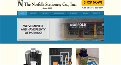 Desktop Screenshot of norfolkstationery.com